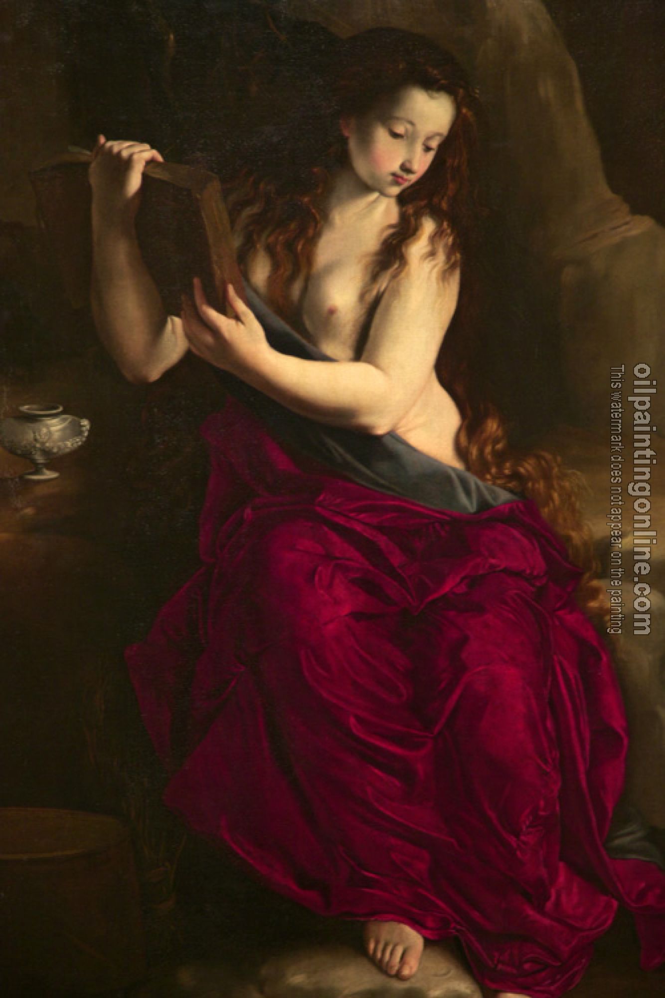 Fray Juan Bautista Maino - Magdalena penitente